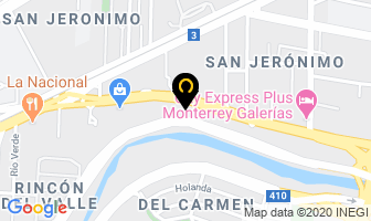 Mapa de Capillas Benito M. Flores S.a. en Monterrey