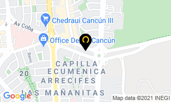 Mapa de Car Rental Cancun By City Car Rental en Cancún
