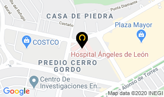 Mapa de Cardiología Y Medicina Interna en León