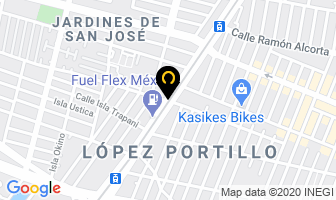 Mapa de Carnes Selectas Martinez en Guadalajara