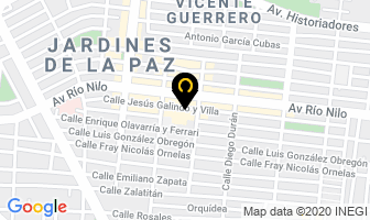 Mapa de Carnes Supremas La Paz en Guadalajara