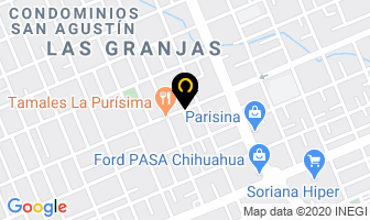 Mapa de Carniceria Granjas en Chihuahua