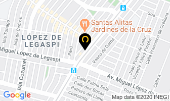 Mapa de Carnitas Michoacan en Guadalajara