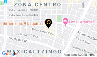 Mapa de Carnitas Uruapan en Guadalajara