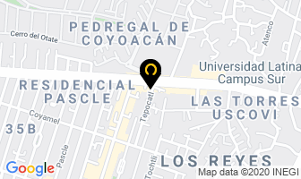 Mapa de Carpas Imperiales De Lujo en Coyoacán