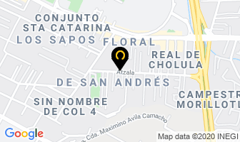 Mapa de Carpinteria Atzala en San Andrés Cholula