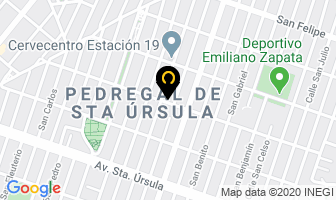 Mapa de Carrera Cruz Banquetes en Ciudad de Mexico