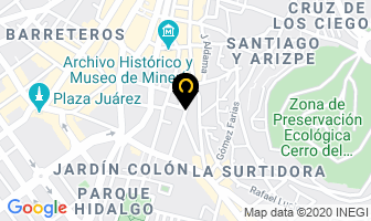 Mapa de Casa Bejos. en Pachuca de Soto
