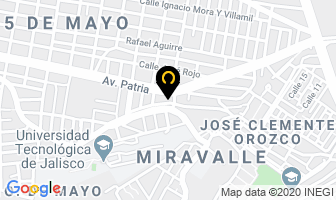 Mapa de Casa Blanca en Guadalajara