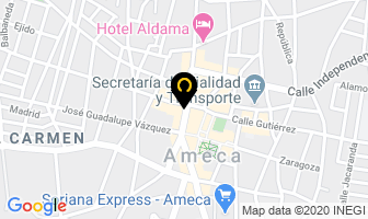 Mapa de Casa Del Cartucho en Ameca