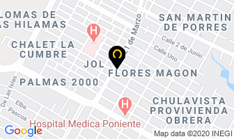 Mapa de Casa Funeraria San Rafael en Ciudad de Mexico