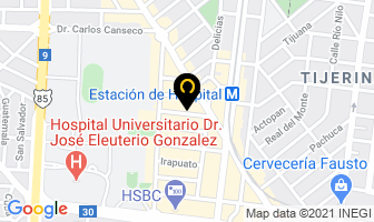 Mapa de Casa Hogar Para Ancianitos Ma. Esperanza Nuestra en Monterrey