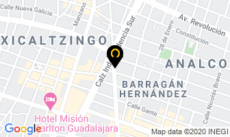 Mapa de Casa Jimenez en Guadalajara