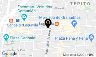 Mapa de Casa Juarez en Ciudad de Mexico