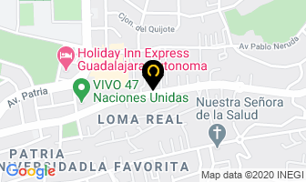 Mapa de Casa Reyna en Zapopan