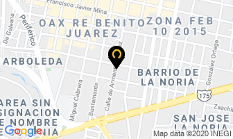 Mapa de Casa Rosant Restaurante en Oaxaca de Juárez