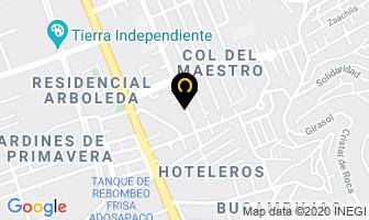 Mapa de Casa Tipo Huespedes en Oaxaca de Juárez
