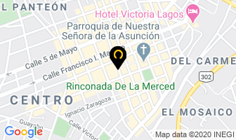 Mapa de Casas Bali en Lagos de Moreno
