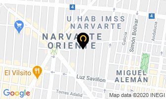 Mapa de Castelec Internacional S.a. De C.v. en Ciudad de Mexico