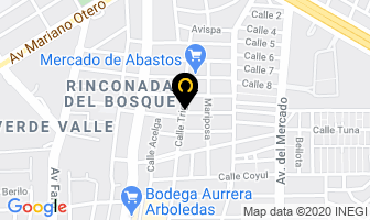 Mapa de Castro Alvarez Rafael en Guadalajara