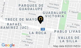Mapa de Cedillo Gonzalez Eleuterio en Guadalupe