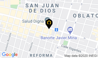 Mapa de Ceja Rios Victor Hugo en Guadalajara