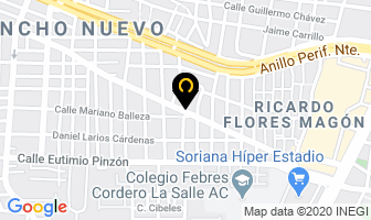 Mapa de Cenaduria Marifer en Guadalajara