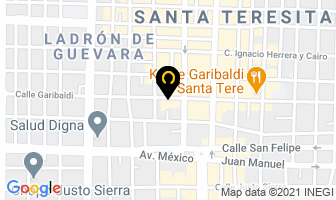 Mapa de Centenario Grupo Vidriero en Guadalajara