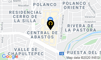 Mapa de Central De Abastos Monterrey en Guadalupe