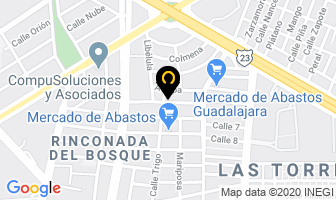 Mapa de Central De Zanahorias en Guadalajara