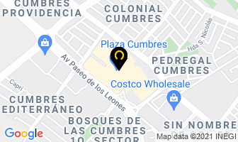 Mapa de Centro Celular en Monterrey
