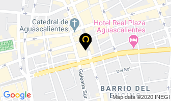 Mapa de Centro Comercial Plaza Patria en Aguascalientes