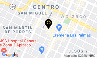 Mapa de Centro De Convenciones De Apizaco en Apizaco