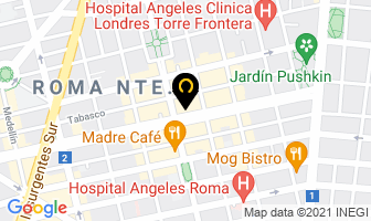 Mapa de Centro De Cultura Casa Lamm en Ciudad de Mexico