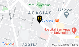 Mapa de Centro De La Columna Vertebral en Ciudad de Mexico
