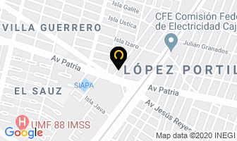 Mapa de Centro De Verificacion Y Multiservicios en Guadalajara