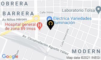 Mapa de Centro Del Bosque en Guadalajara