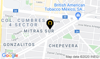 Mapa de Centro Dental Sarita en Monterrey