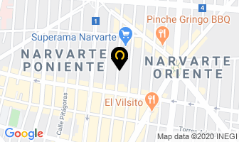 Mapa de Centro Educativo Montreal en Ciudad de Mexico