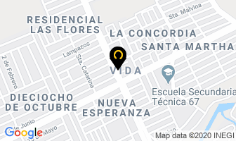 Mapa de Centro Medico Santa Martha en General Escobedo
