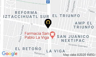 Mapa de Centro MetÁlico Del Sur S.a. De Cv en Ciudad de Mexico