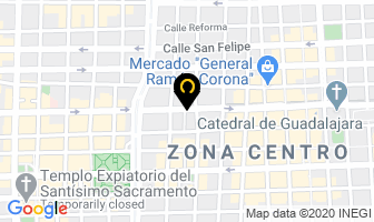 Mapa de Centro Profesional Torres Andrade Ac en Guadalajara