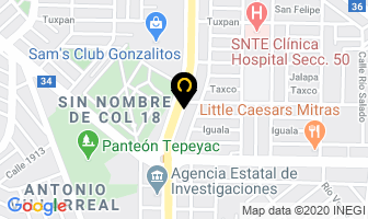 Mapa de Centro Social Mitras Norte en Monterrey