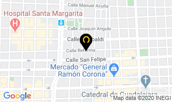Mapa de Centro Universitario Azteca en Guadalajara