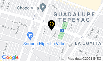 Mapa de Centro Universitario Patria en Ciudad de Mexico