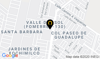 Mapa de Ceramica Y Acabados en Guadalupe
