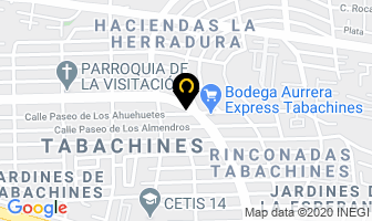 Mapa de Cerrajeria Tabachines en Zapopan