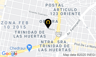Mapa de Cerrajerias Danna en Oaxaca de Juárez