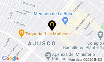 Mapa de Cerrajerias Milenio en Ciudad de Mexico