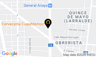 Mapa de Cerveceria Cuauhtemoc Moctezuma en Monterrey